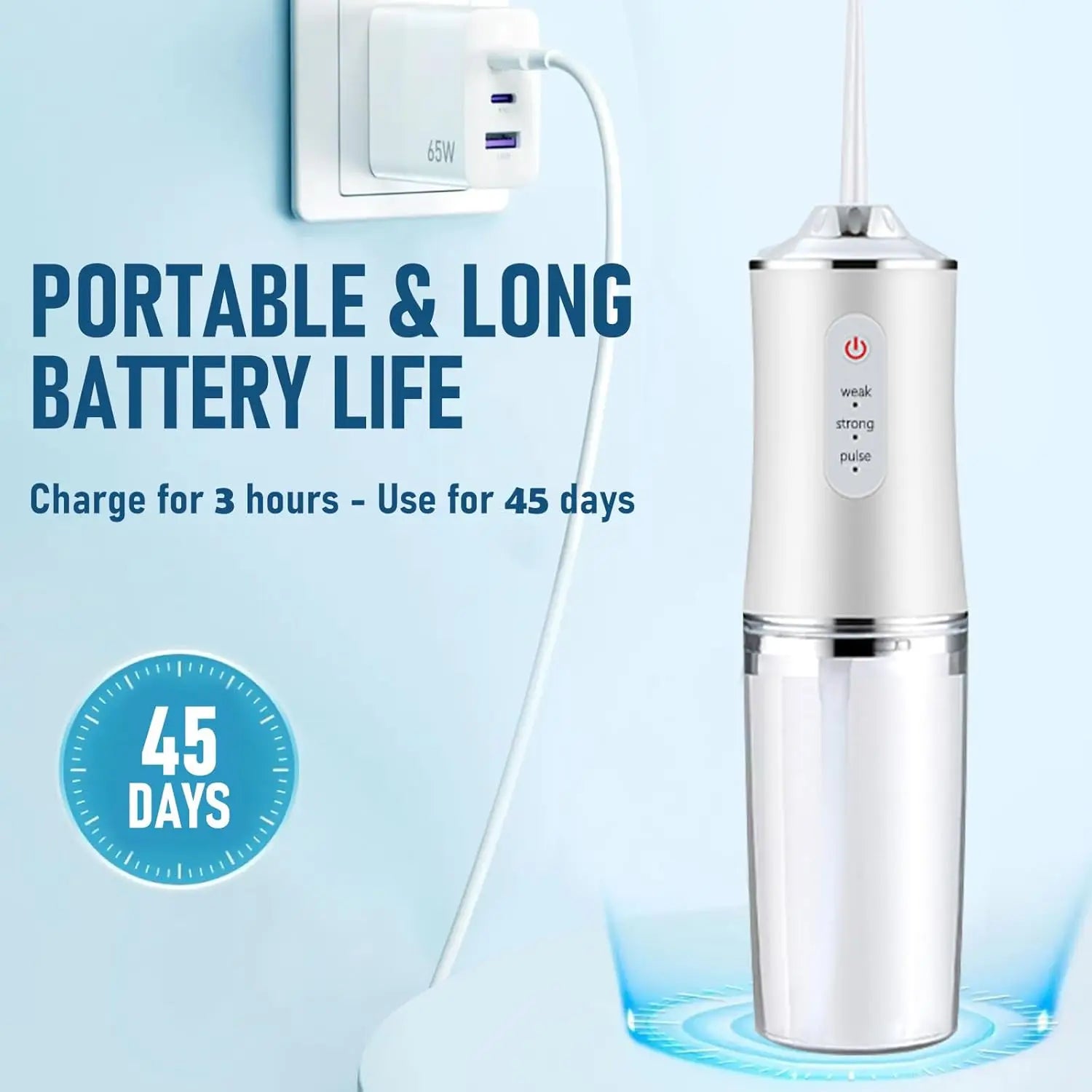 Hoala™ AquaPulse Pro - Portable Water Flosser