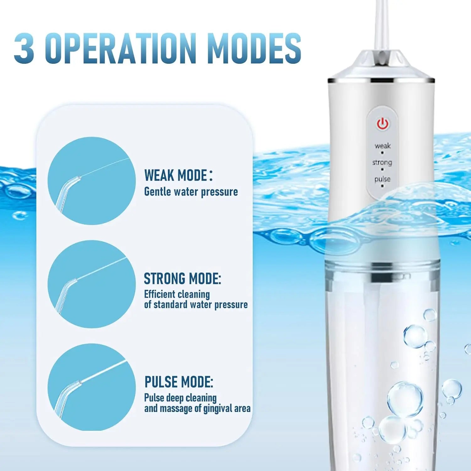 Hoala™ AquaPulse Pro - Portable Water Flosser