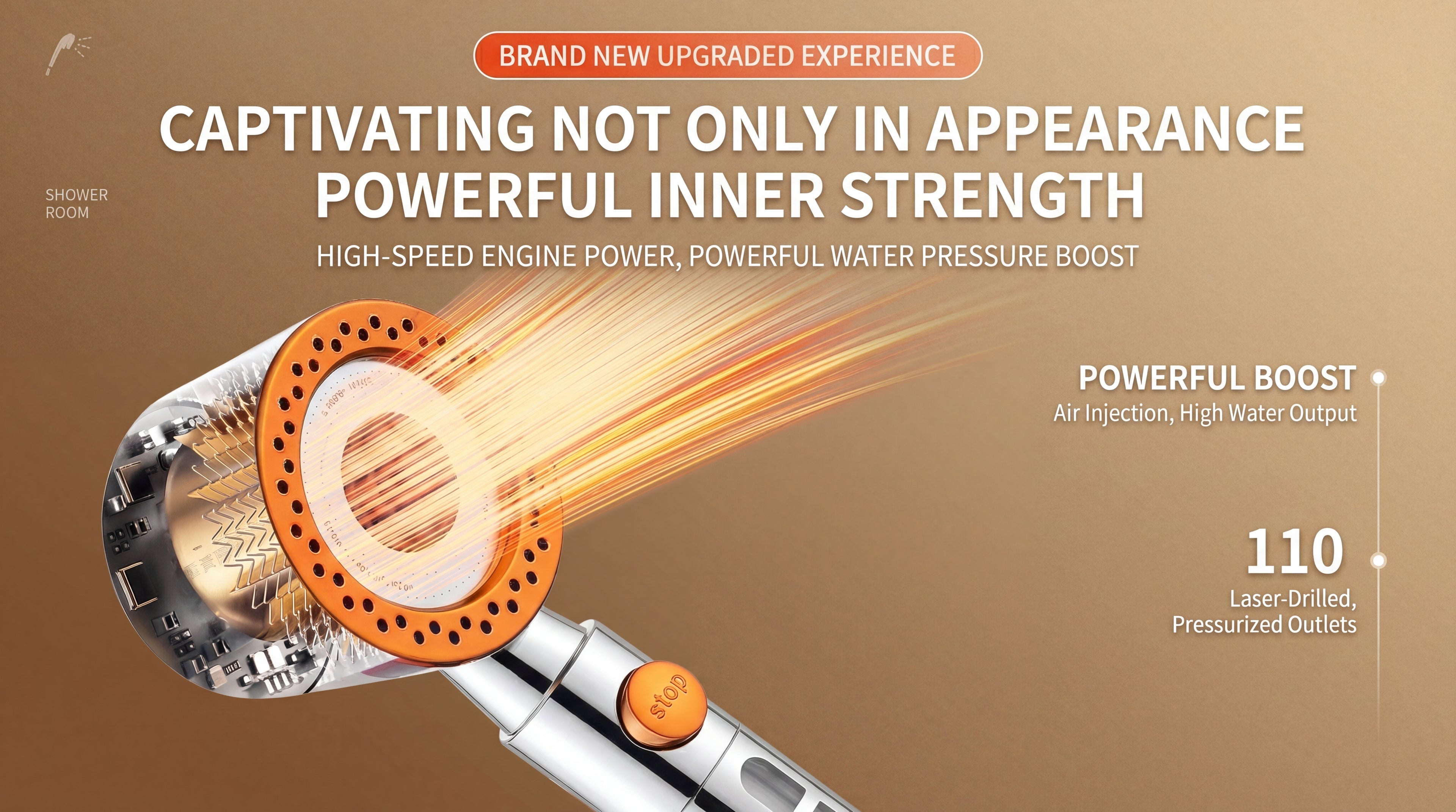 HydroSpa™ High-Pressure Filter Shower Head