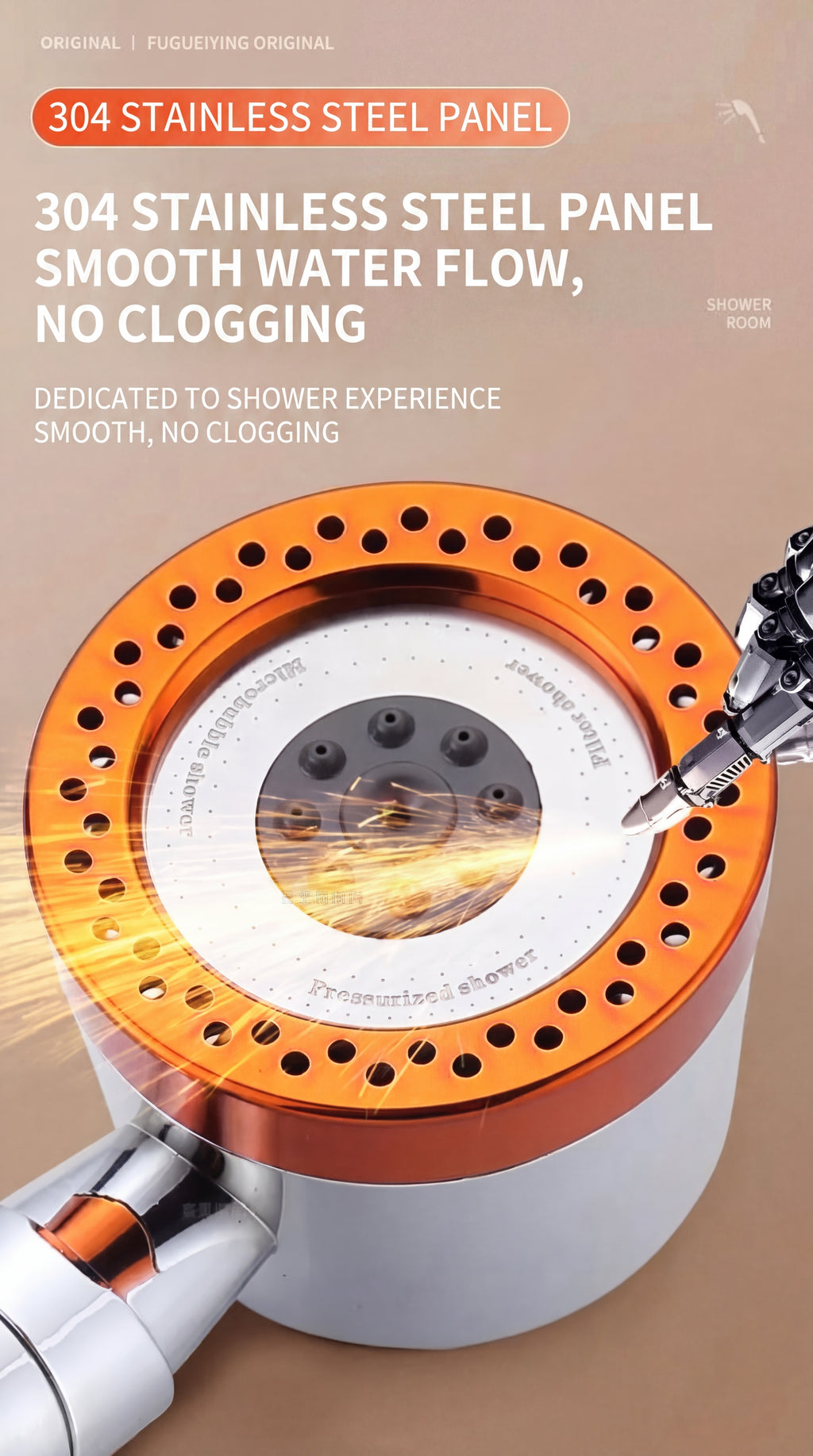 HydroSpa™ High-Pressure Filter Shower Head